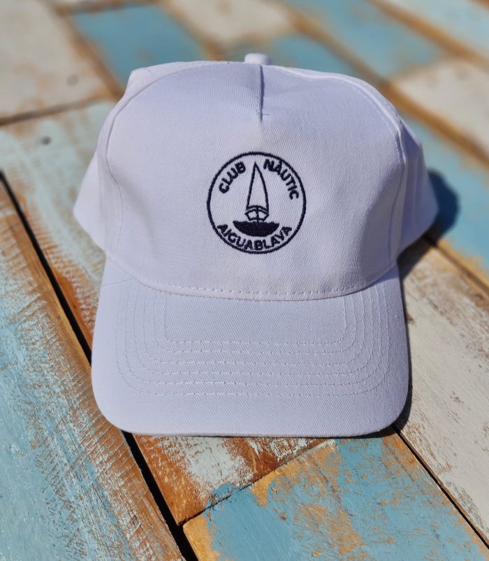 Gorra blanca logo CNAB brodat. Talla única